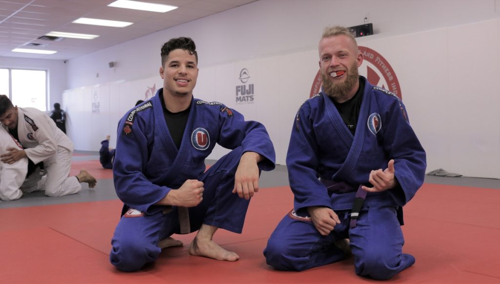 Right: Purple Belt Alex Worrall